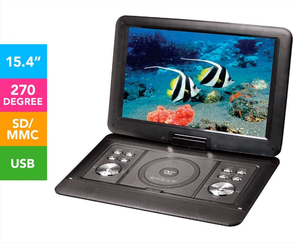 15.4" Swivel Portable DVD Player/Product Detail/Media Players