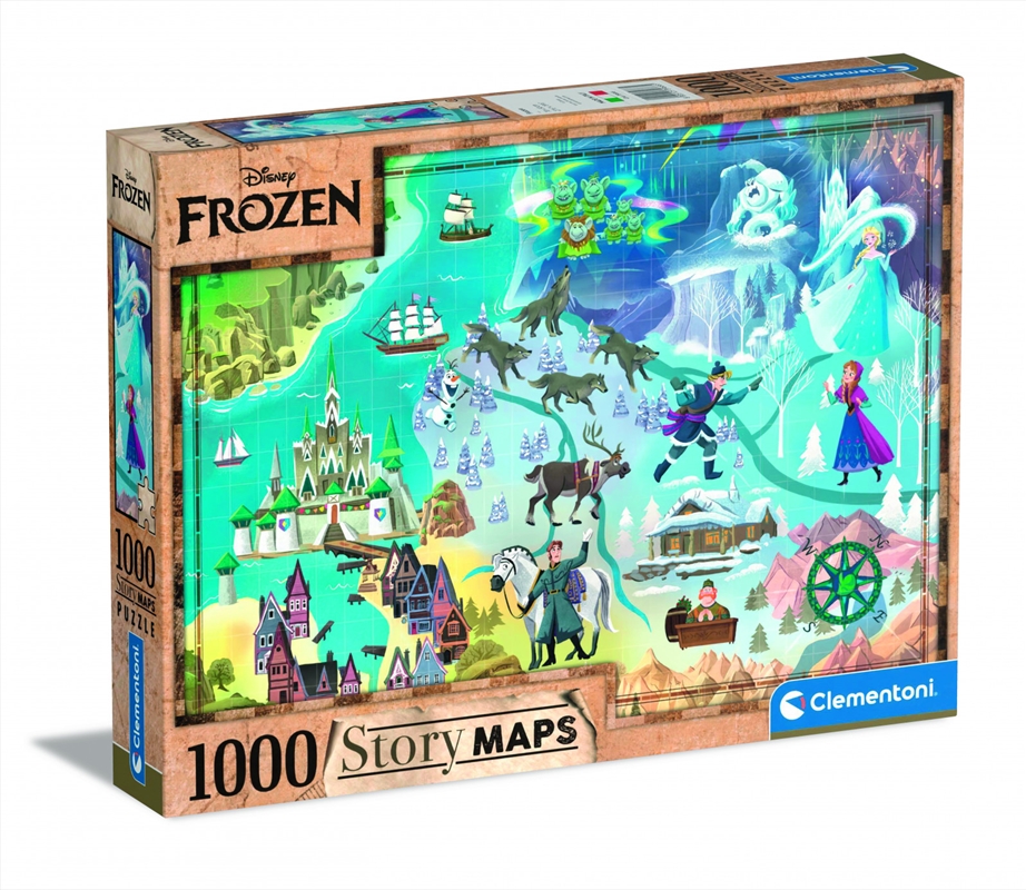 Clementoni Puzzle Frozen Story Maps 1000 pieces/Product Detail/Jigsaw Puzzles