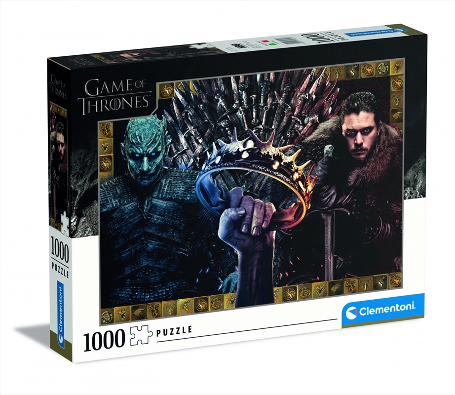 Clementoni Puzzle Game of Thrones The Night King and Jon Snow 1000 pieces/Product Detail/Jigsaw Puzzles