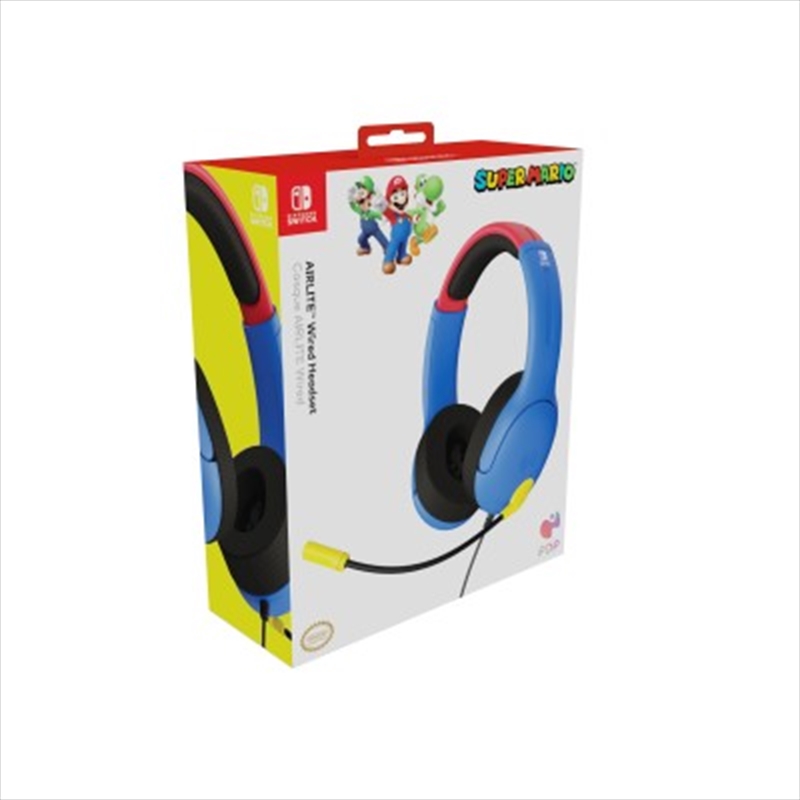 PDP Switch Airlite Wired Headset Blue Red Super Mario/Product Detail/Gaming Headphones & Headsets