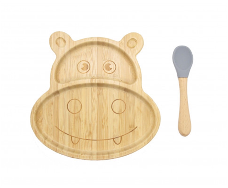 Hippo Suction Plate And Spoon/Product Detail/Tableware