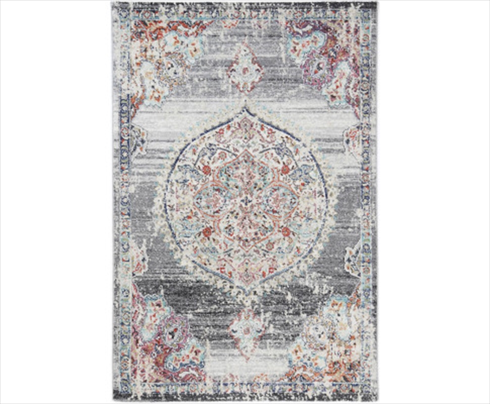 Buy Medalion Grey Rug 160x230cm Online Sanity