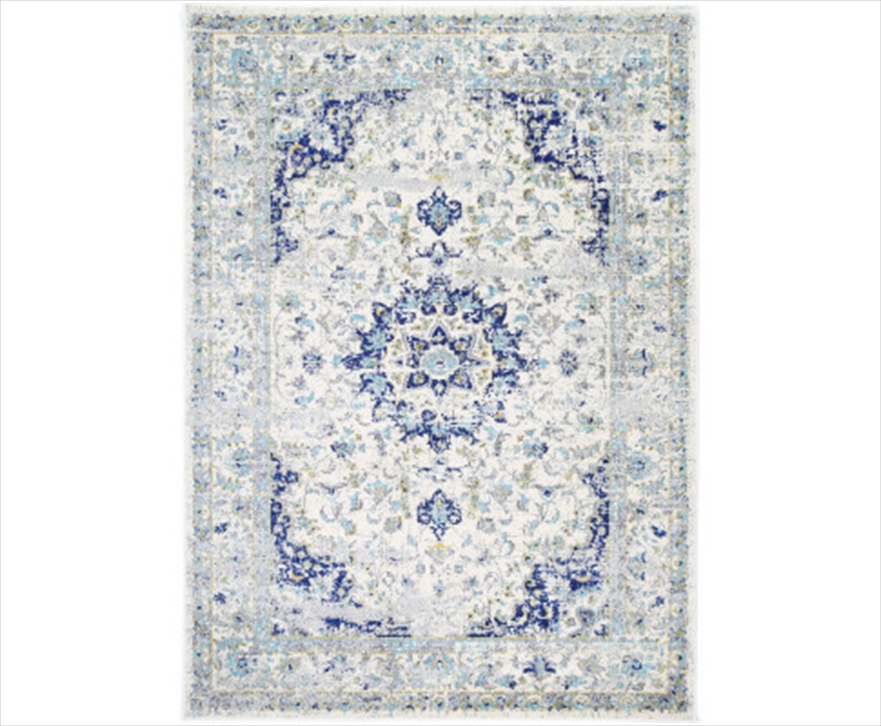 Buy Navy Blue Traditional Rug 160x230cm Online Sanity