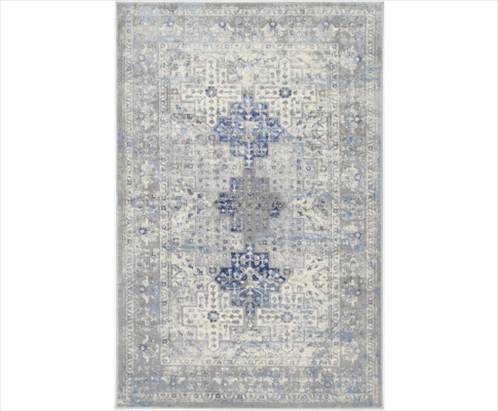 Buy Navy Blue Oriental Rug 300x400cm Online Sanity