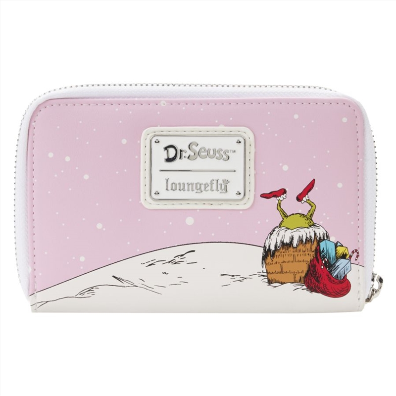Loungefly  Dr Seuss - The Grinch Sleigh Zip Around Purse/Product Detail/Wallets