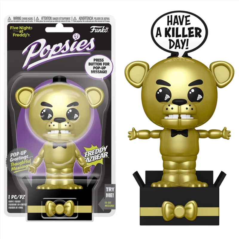 Five Nights at Freddy's - Freddy Glow in the Dark Popsies/Product Detail/Funko Collections