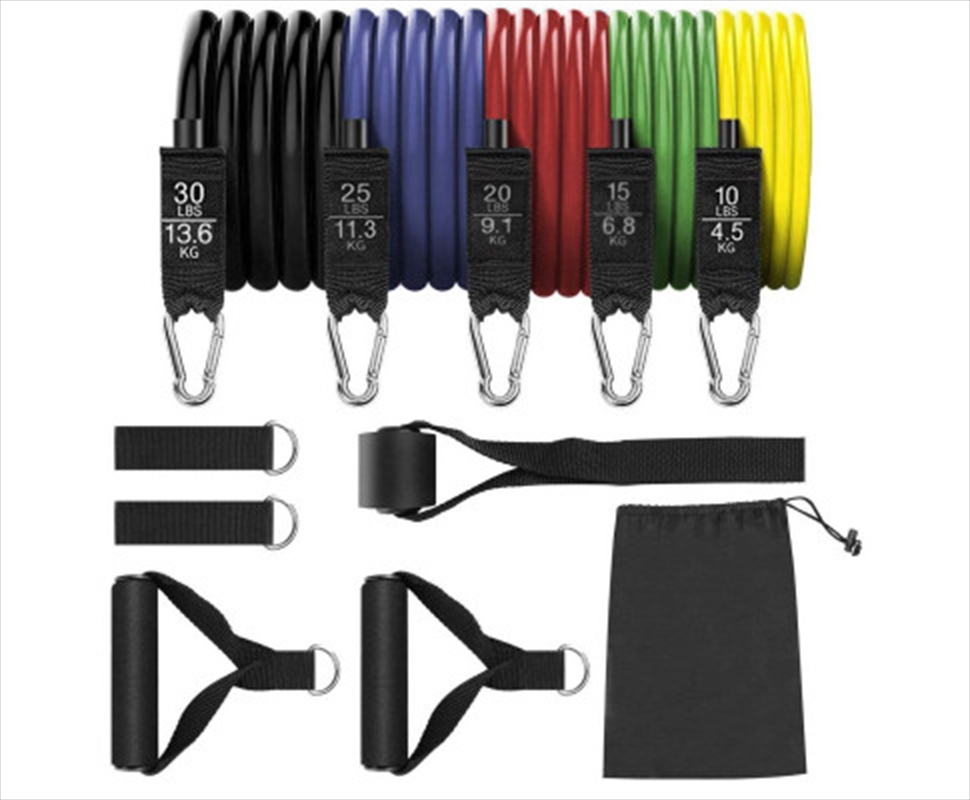 11 Piece Resistance Tube Bands/Product Detail/Gym Accessories