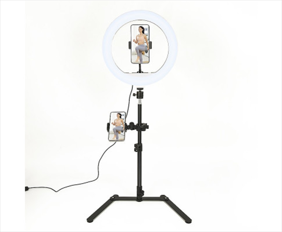 Buy 12 Inch Led Video Ring Light with Tabletop Light Stand and Phone