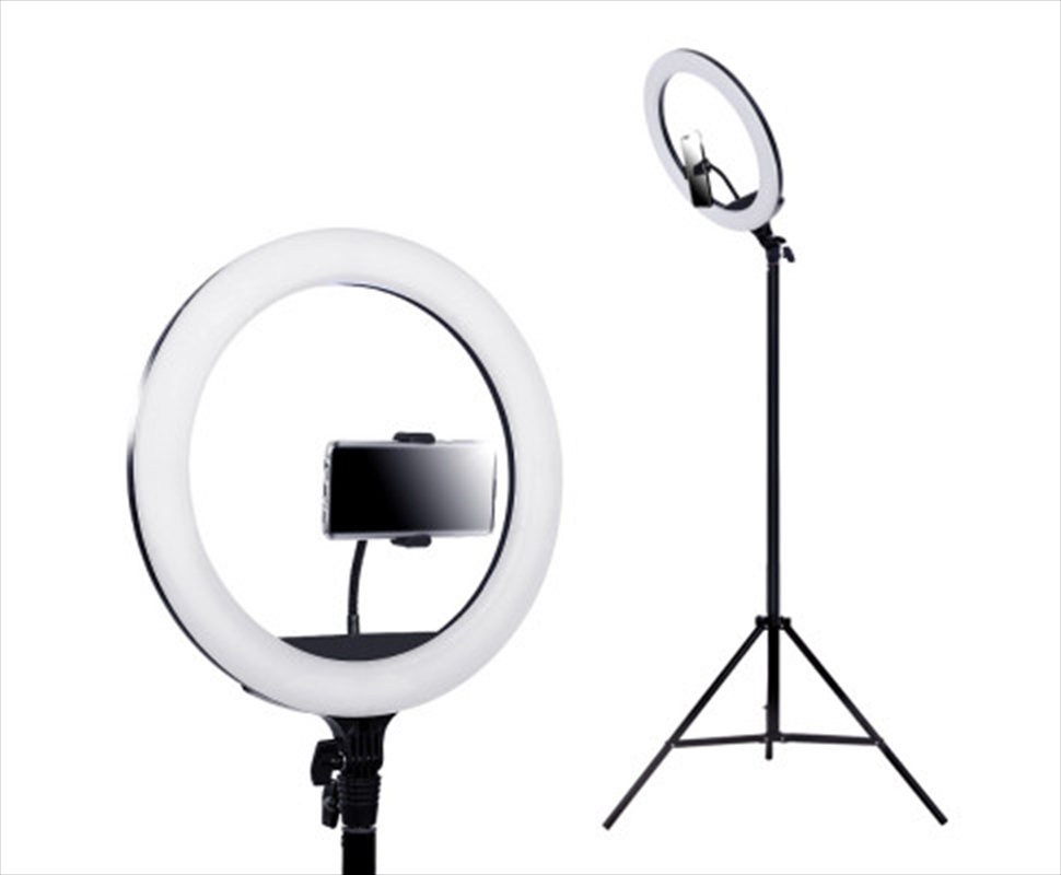 14" Led Ring Light 5600k 3000LM Dimmable Stand MakeUp Studio Video/Product Detail/Portable