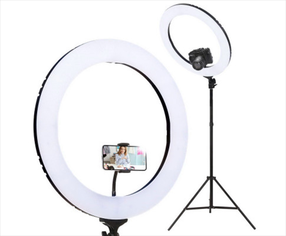 19" Led 5800lm Black Dimmable Diva With Stand Make Up Studio Video/Product Detail/Portable