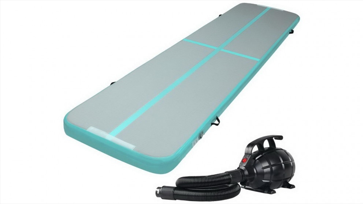 4x1m Air Track Mat With Pump - Green/Product Detail/Gym Accessories