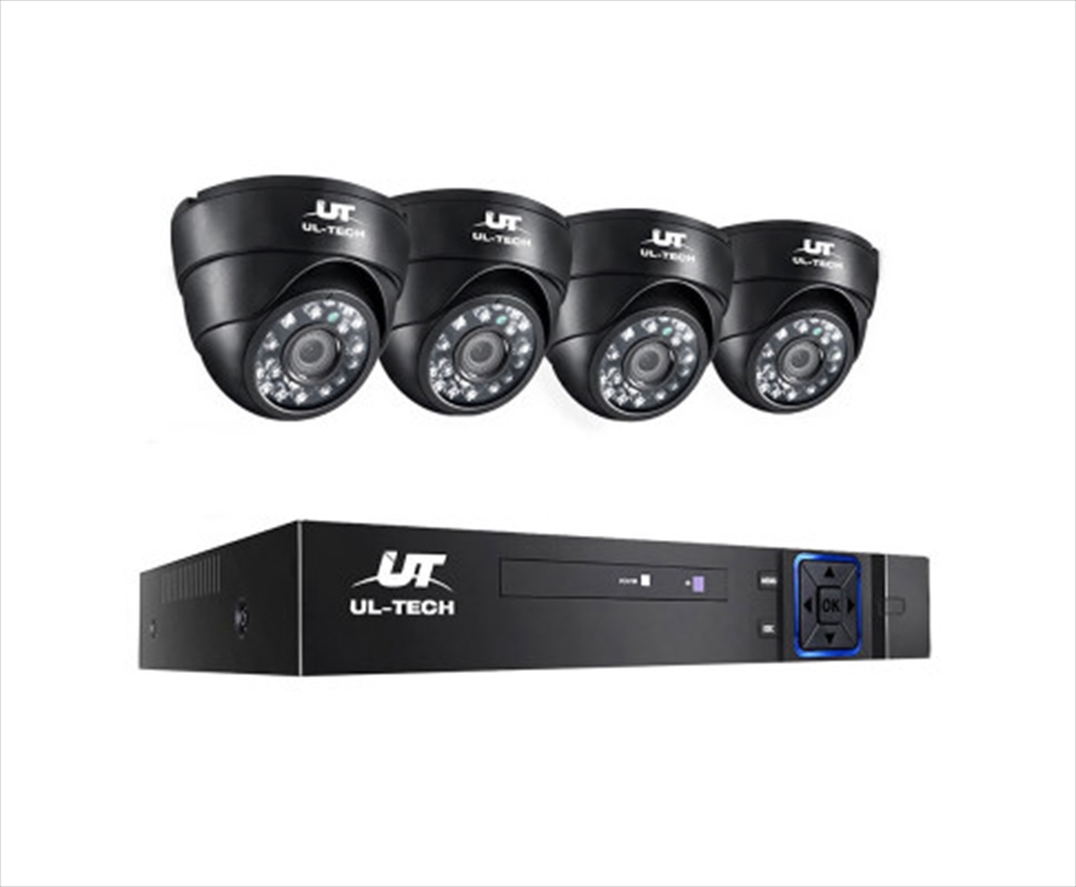 Homecctv Camera Security System 8CH DVR 1080P IP Day Night 4 Dome Cameras Kit/Product Detail/Electronics