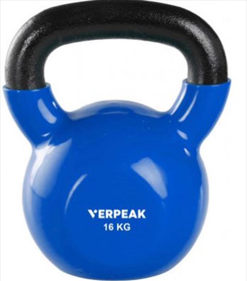 Vinyl Kettlebell 16kg - Blue/Product Detail/Gym Accessories