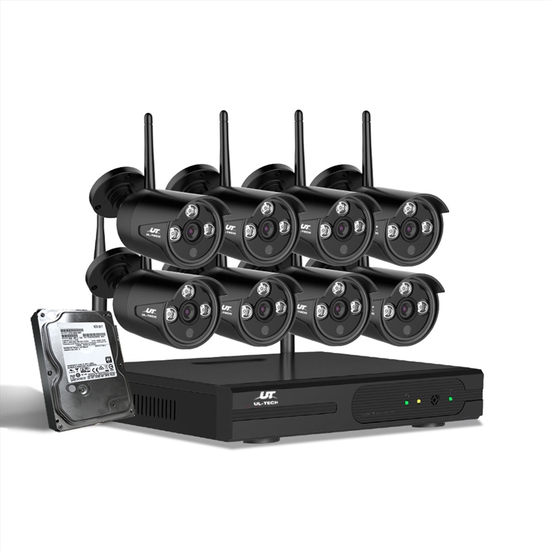 Wireless Security Camera System 8CH Home Outdoor WIFI 8 Bullet Cameras Kit 1TB/Product Detail/Electronics