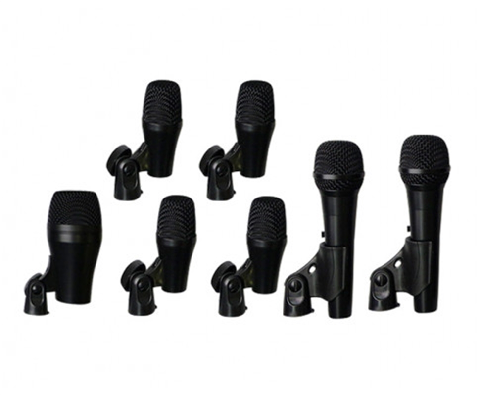 7 Piece Drum Microphone Kit Bass Snare Tom Overhead Mics/Product Detail/Musical Instrument Accessories