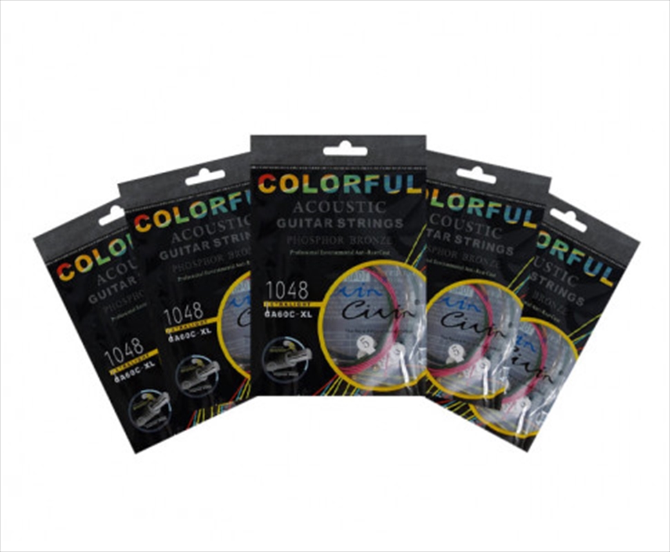 10 Pack Coloured Acoustic Guitar Strings/Product Detail/Musical Instrument Accessories