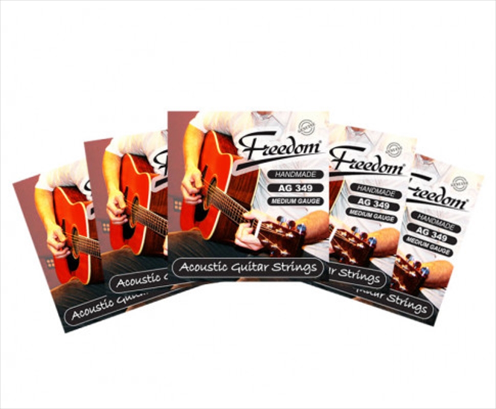 Buy 10 Pack Acoustic Guitar Strings Medium Gauge Online Sanity