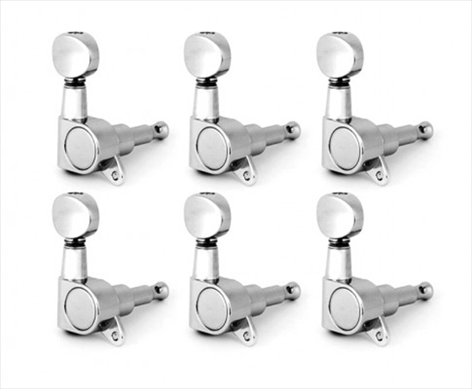 Tuning Pegs Machine Heads for Electric Guitars 6-in-Line Chrome 6pc/Product Detail/Musical Instrument Accessories