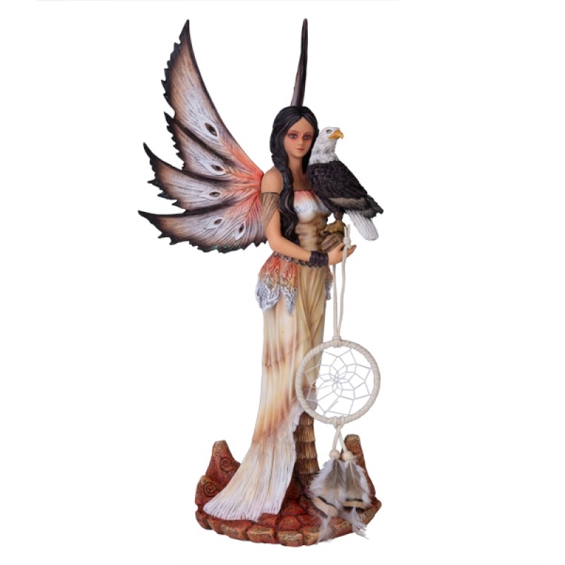 Eagle Fairy Figurine with Dreamcatcher/Product Detail/Figurines