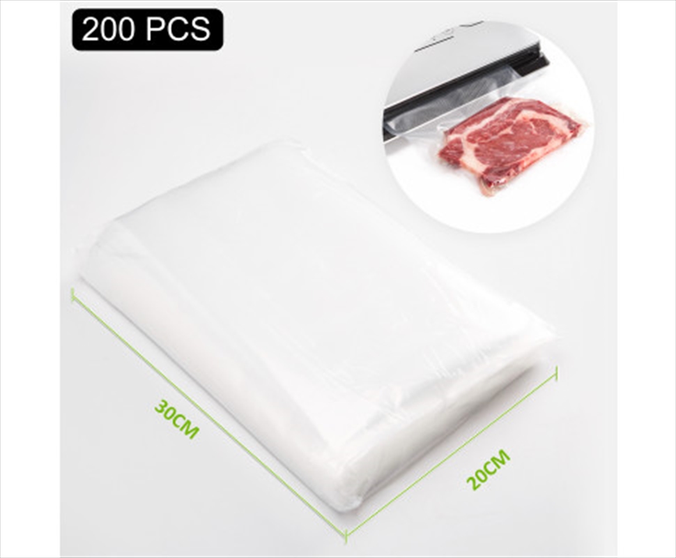 200 X Vacuum Food Sealer 20cm x 30cm Pre-Cut Bags/Product Detail/Appliances