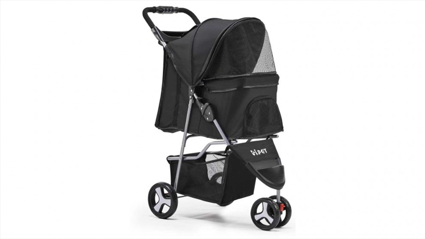 Buy Pet Stroller 3 Wheel Black Online Sanity