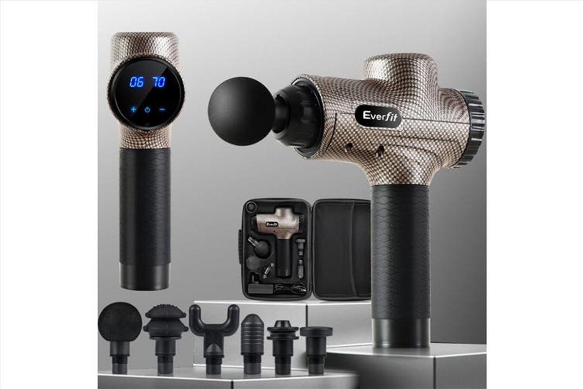 Massage Gun 6 Heads Lcd/Product Detail/Therapeutic