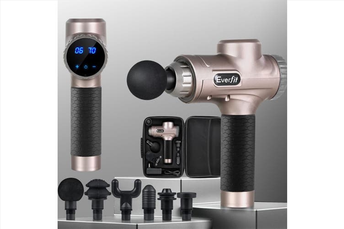 Massage Gun 6 Heads Lcd/Product Detail/Therapeutic