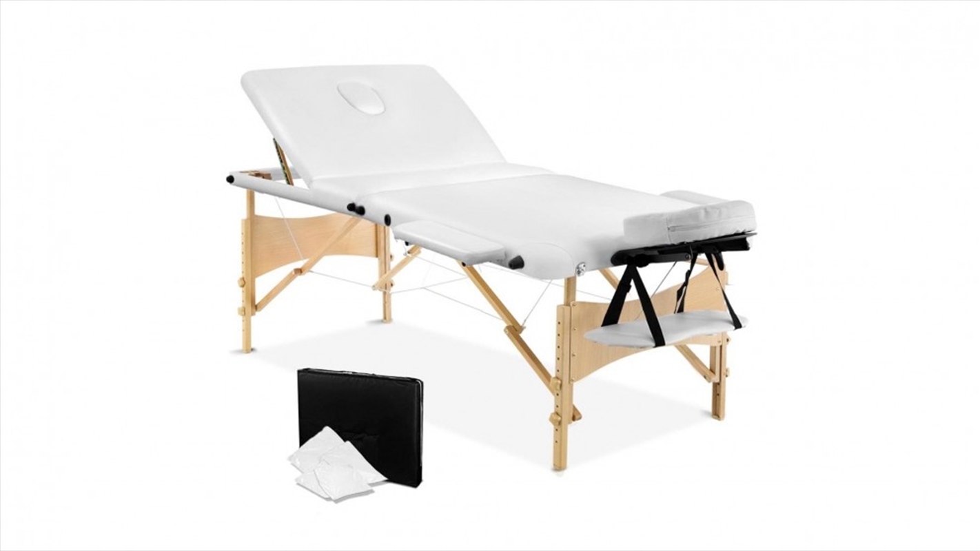 Portable Wood Massage Table - 70cm White/Product Detail/Therapeutic