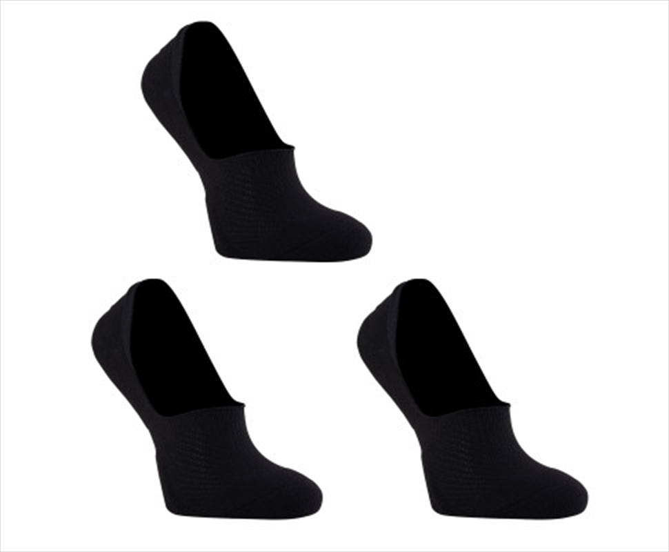 3 Pack Large Black Cushion No Show Ankle Socks Non-Slip Breathable/Product Detail/Socks