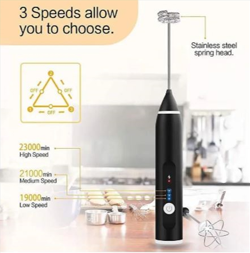 Silver Rechargeable Frother/Product Detail/Appliances