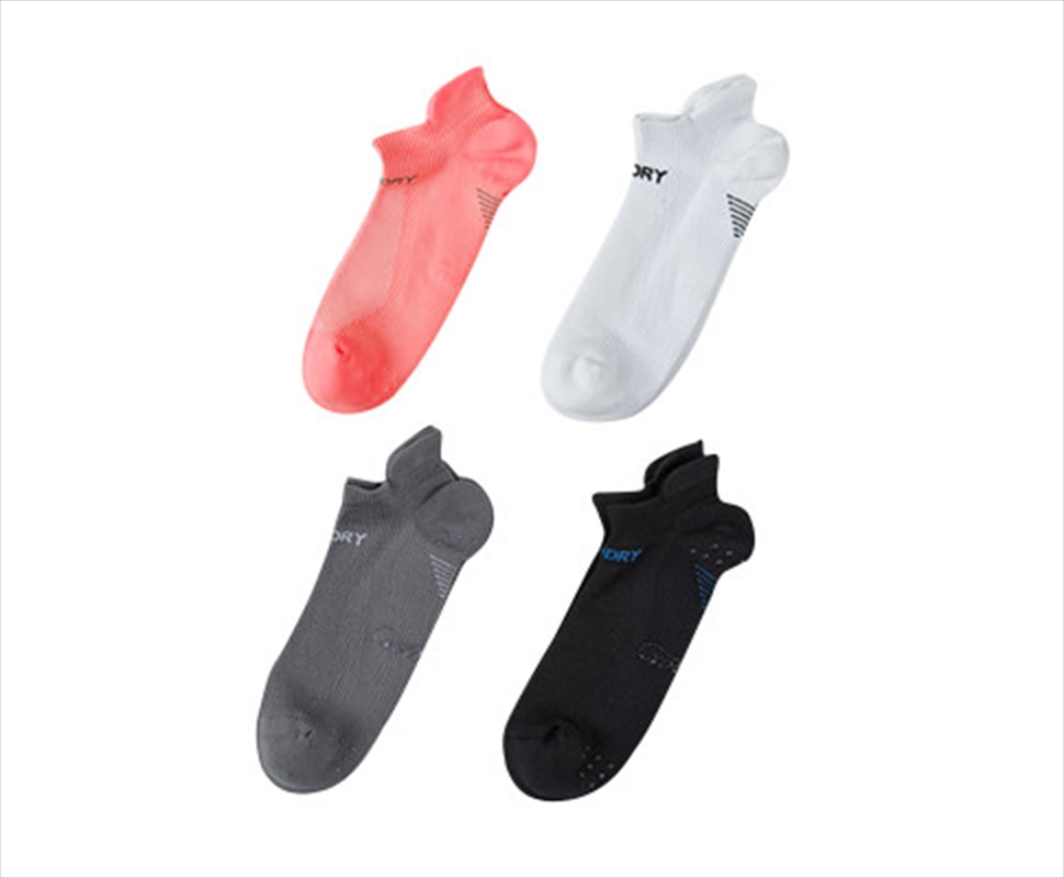 4 Pack Small Multi Colour Seamless Sport Sneakers Socks Non-Slip Heel Tab/Product Detail/Socks