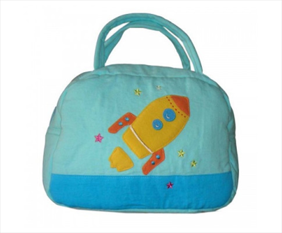Rocket Lunch Box Cover - Blue/Product Detail/Lunchboxes