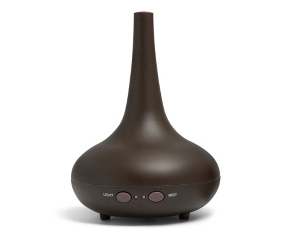 Essential Oil Diffuser Ultrasonic Humidifier Aromatherapy LED Light 200ML 3 Oils - Dark Wood Grain/Product Detail/Burners and Incense