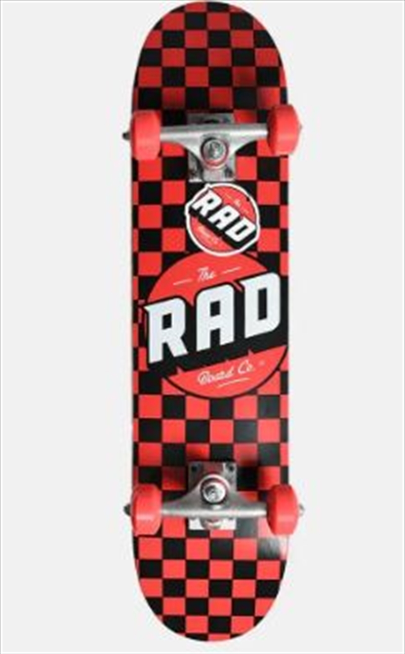 Complete Dude Crew 7 X 30 Skateboard - Checkers Black Red/Product Detail/Bikes Trikes & Ride Ons