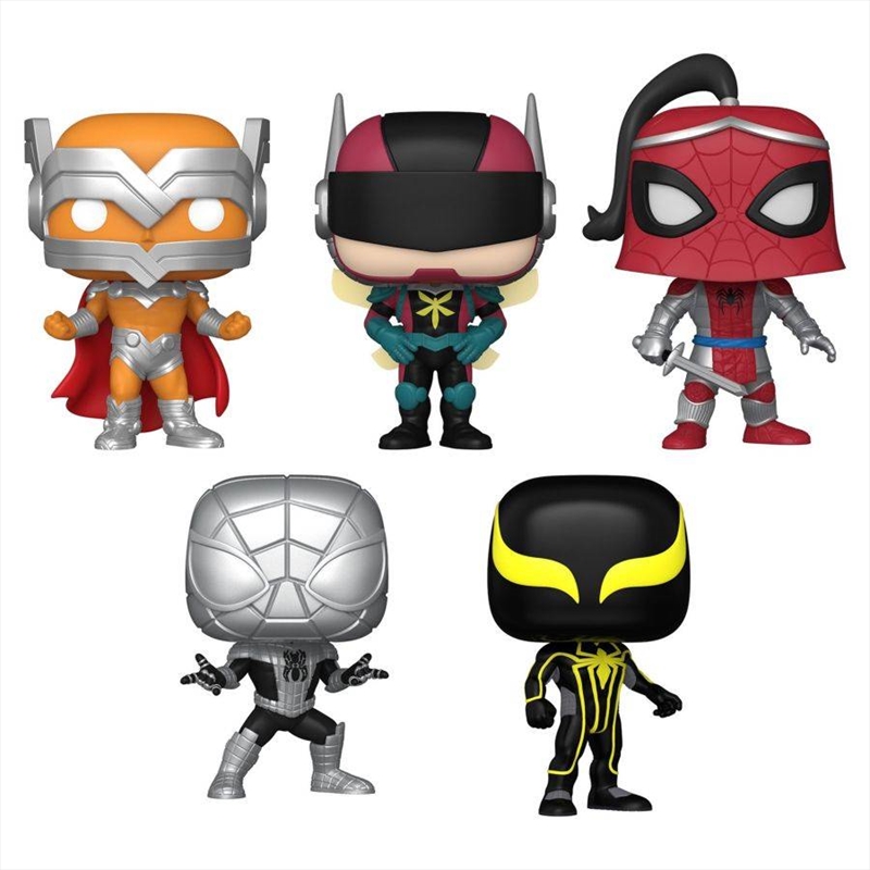 Marvel: Year of the Spider - SpiderMan US Exclusive Pop! 5-Pack [RS]/Product Detail/Standard Pop Vinyl