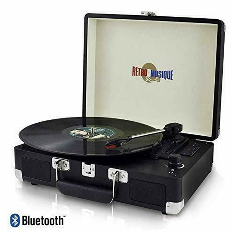 Suitcase Style Turntable Black - Retro Musique/Product Detail/Turntables
