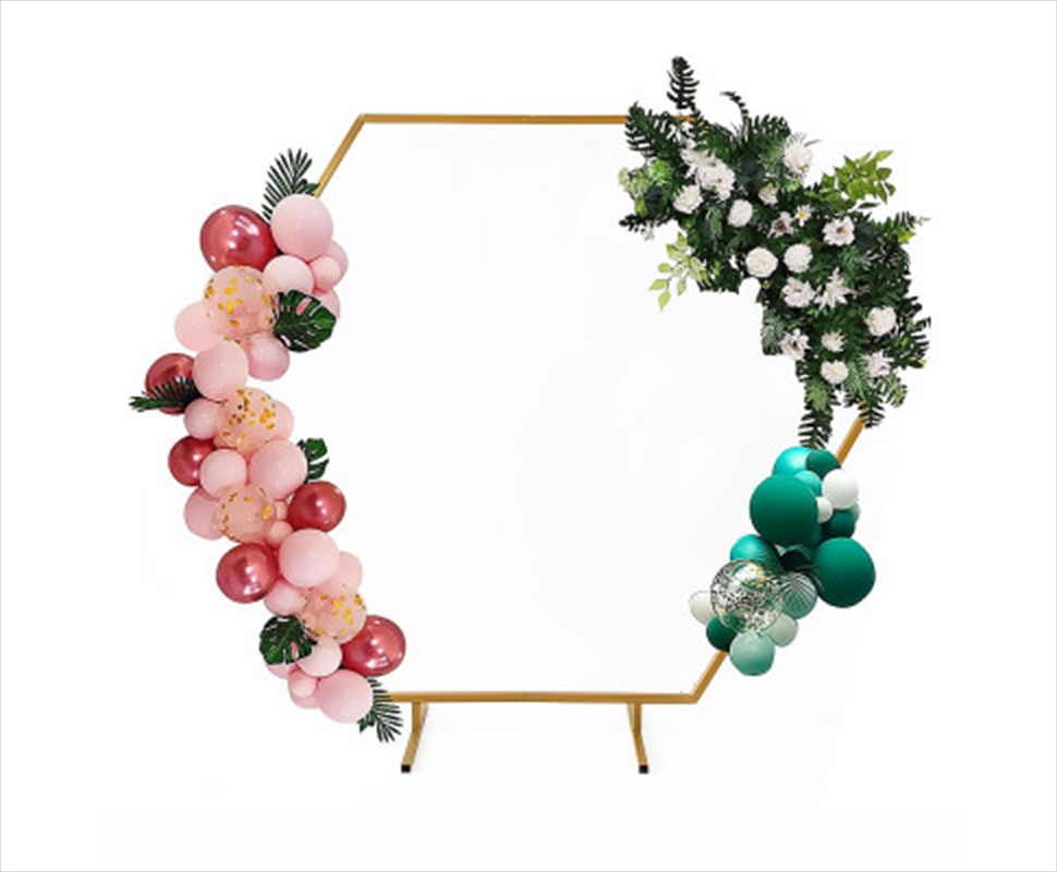 2M Wedding Hex Arch Backdrop Flower Display Stand/Product Detail/Party Decorations