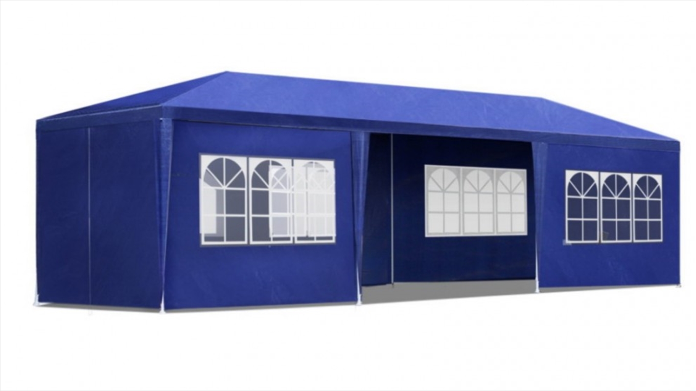 3m x 9m Outdoor Wedding Gazebo - Blue/Product Detail/Party