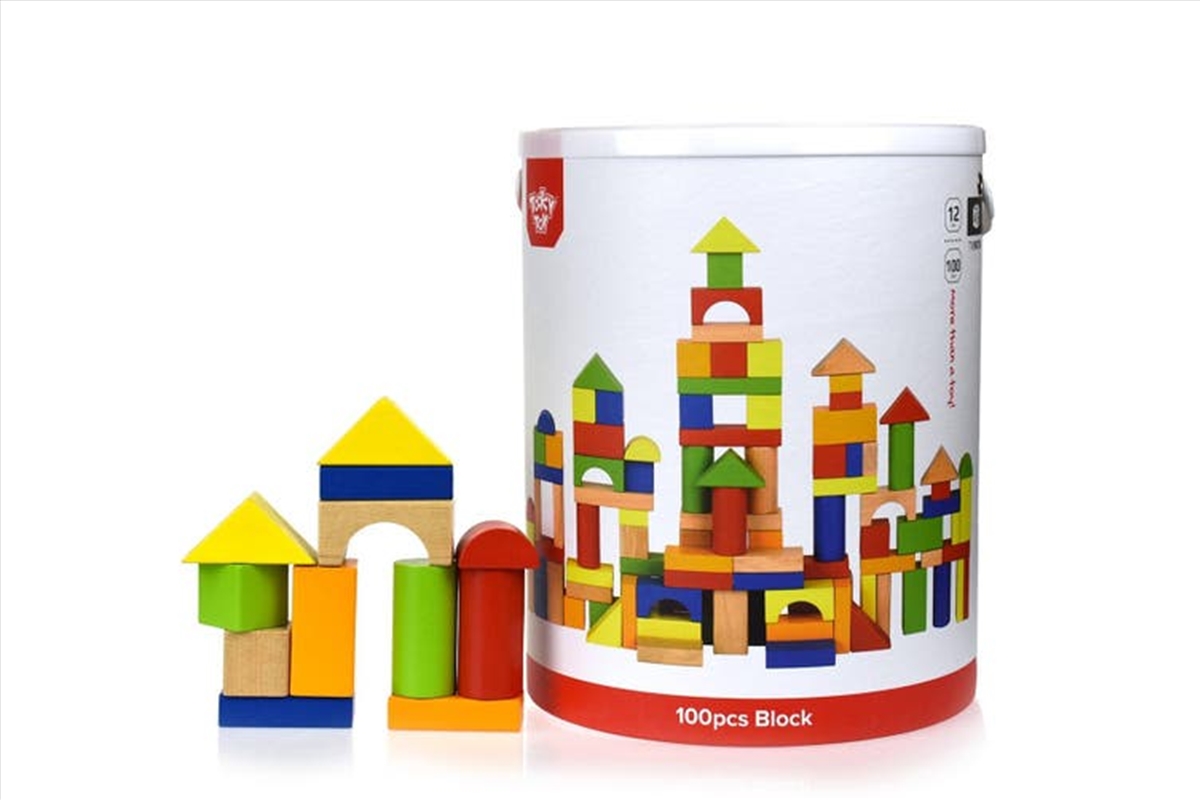Buy 100pcs Wooden Building Block Online Sanity