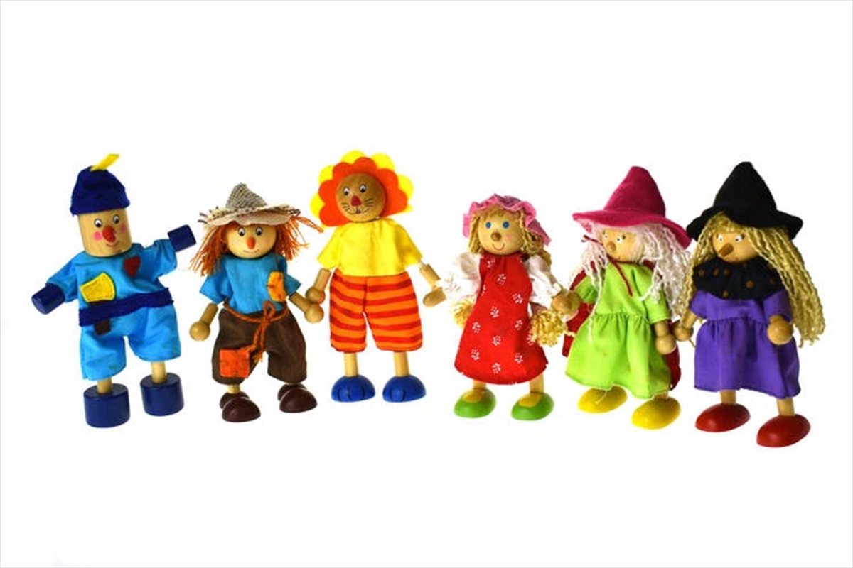 6 Pack Wizard Of Oz Flexi Doll/Product Detail/Toys