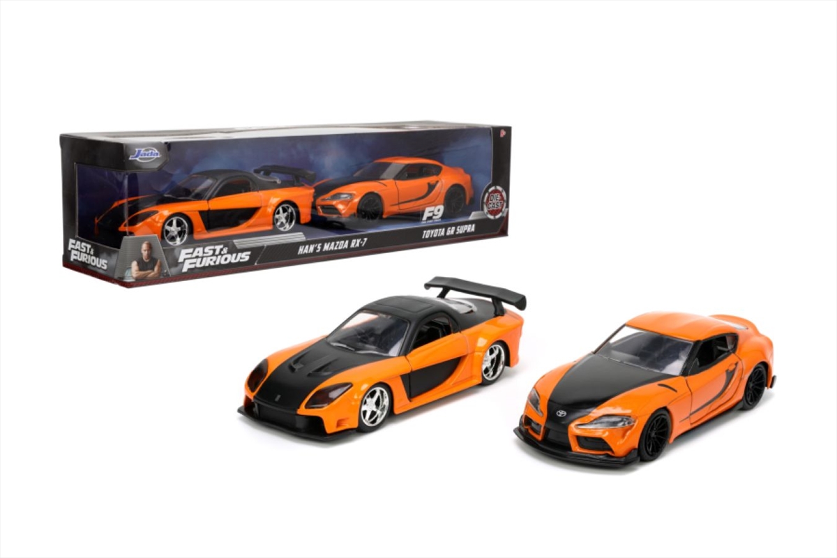 Fast & Furious - Han's Mazda RX-7 & Toyota GR S 1:32 Scale 2-Pack/Product Detail/Figurines