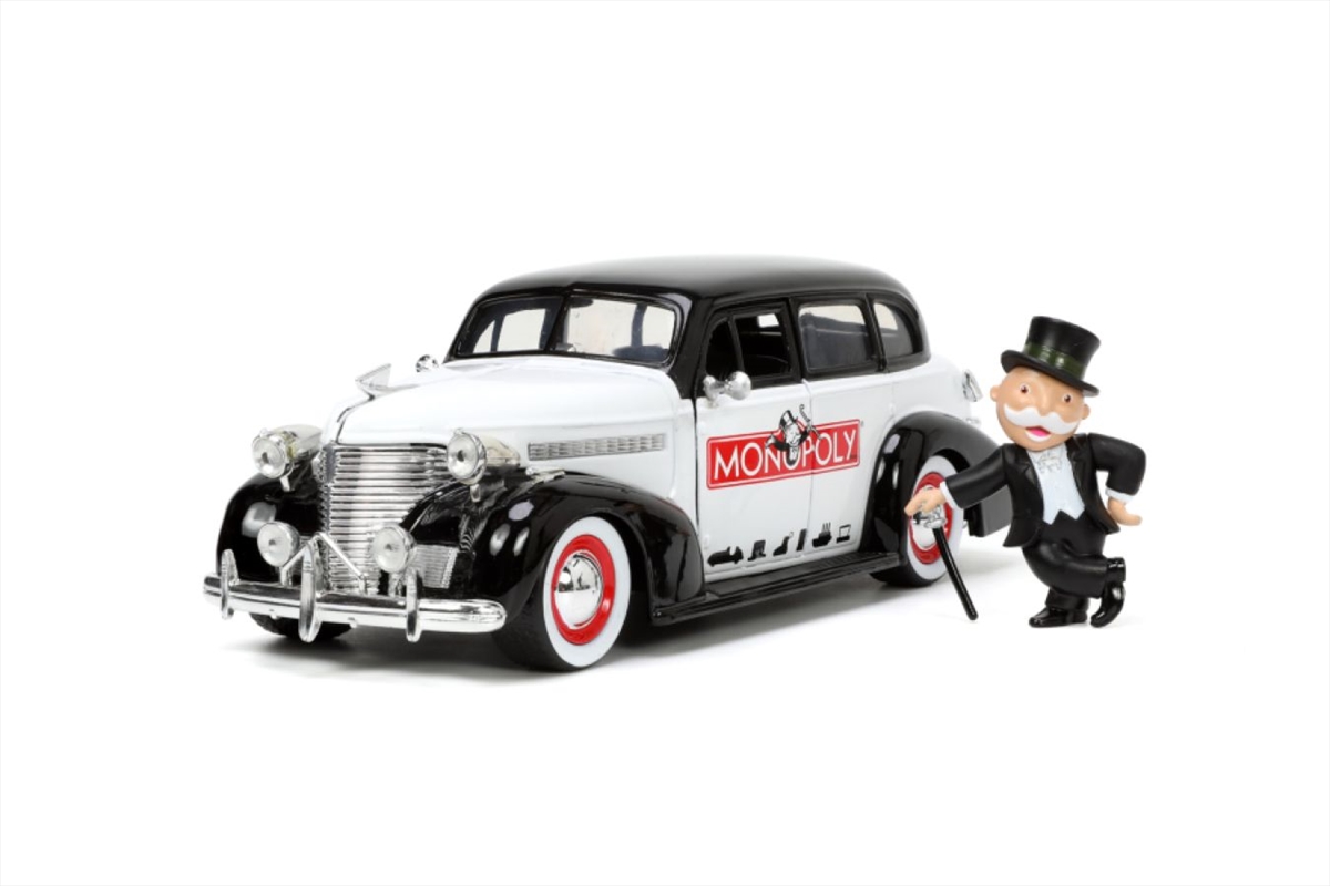 Monopoly - Mr Monopoly & 39 Chevy Master Deluxe 1:24 Scale/Product Detail/Figurines