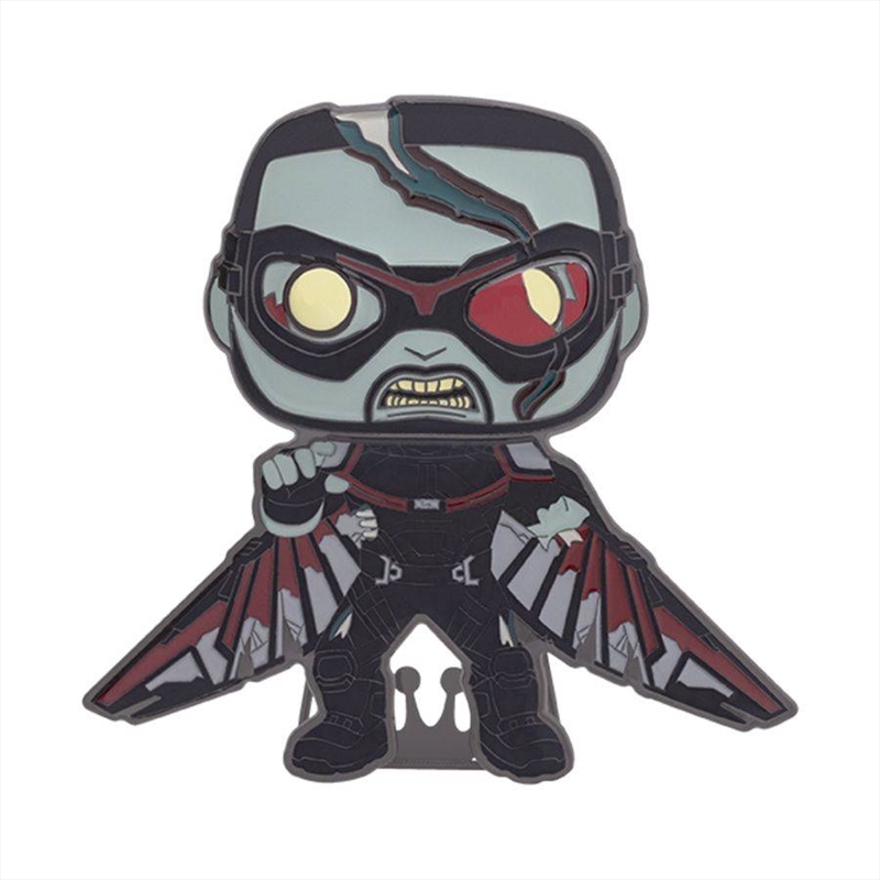What If - Zombie Falcon 4" Pop! Enamel Pin/Product Detail/Buttons & Pins
