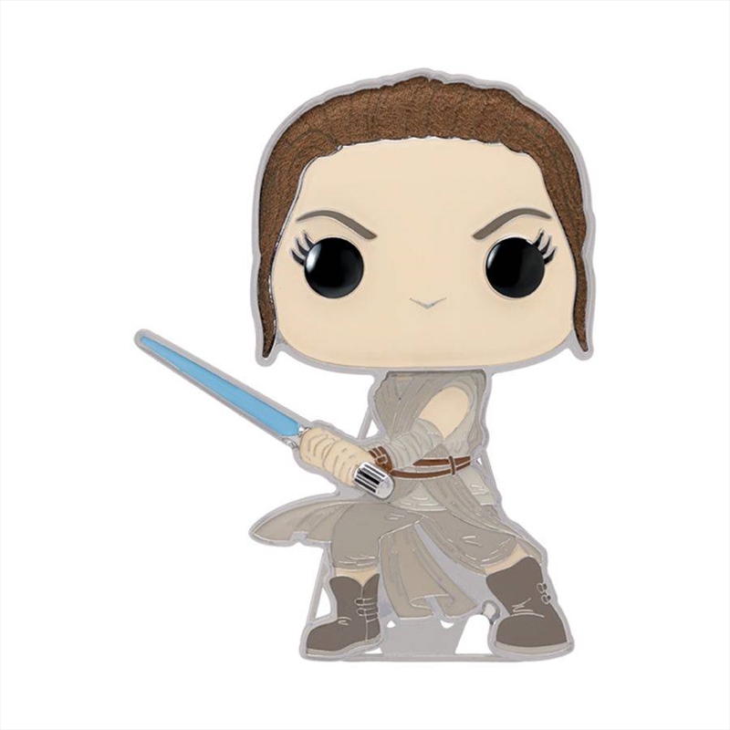 Star Wars - Rey 4" Pop! Enamel Pin/Product Detail/Buttons & Pins