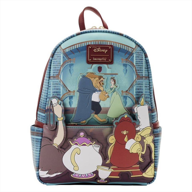 Loungefly Beauty and the Beast (1991) - Library Scene Mini Backpack/Product Detail/Bags