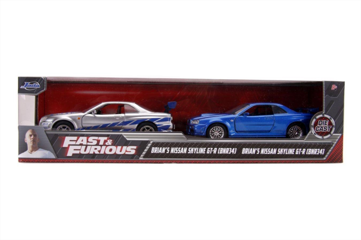 Fast & Furious - Brian's Nissan Skyline GT-R Twin Pack 1:32 Scale/Product Detail/Figurines