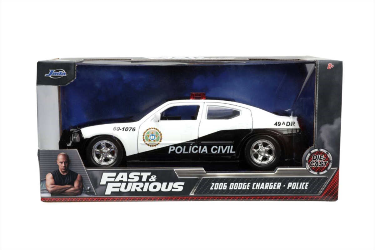 Fast & Furious - 2006 Dodge Charger Police Car 1:24 Scale/Product Detail/Figurines
