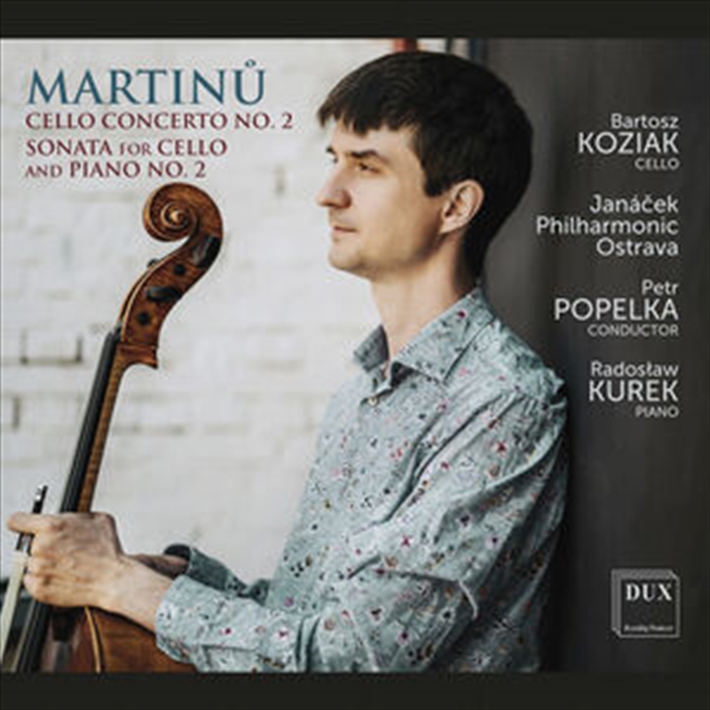 Martinu Cello Concerto No. 2 Sonata for Cello And Piano No. 2/Product Detail/Classical