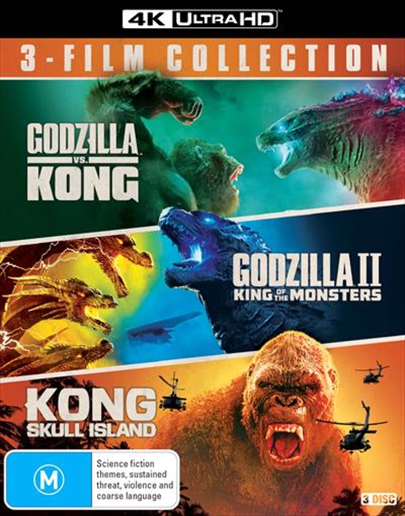 Godzilla and Kong  UHD - 3-Film Collection UHD/Product Detail/Action