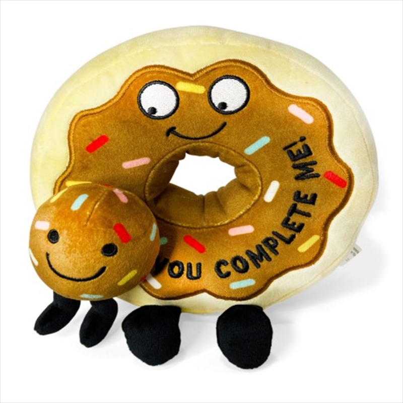 Punchkins “You Complete Me!” Plush Donut/Product Detail/Plush Toys